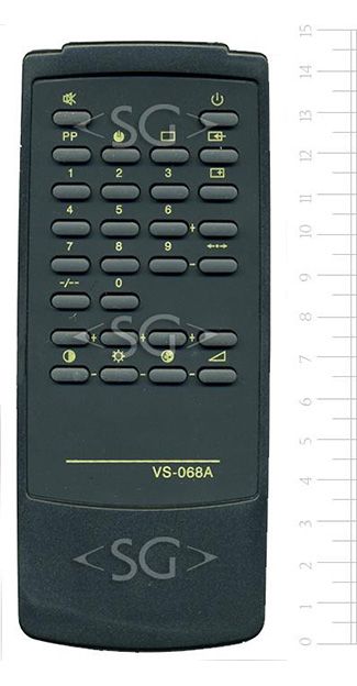 Пульт дистанционного управления для GOLDSTAR VS-068A (J,F,E, 105-079D)